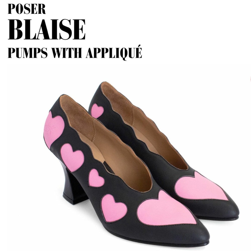 New in Box John Fluevog Heart Heels Size Women’s 7.5